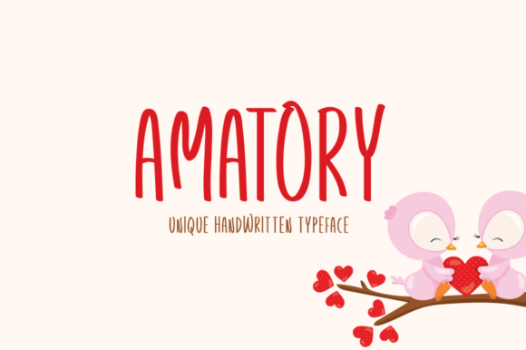 Amatory: A Quirky Display Font That Adds Personality to Your Message