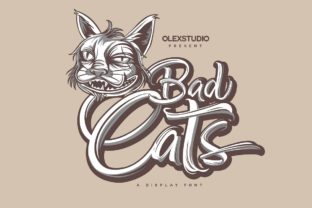 Bad Cats Font: A Playful and Bold Design Choice