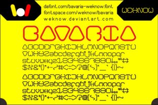Bavaria Font: A Futuristic Display Type for Modern Design