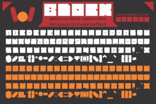 Block: A Playful Font That Embraces Abstract Shapes with Eclectic Beauty