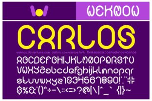 Carlos Font: A Playful Twist on Modern Typography