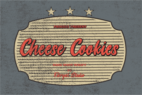 Cheese Cookies Font for Nostalgic Design