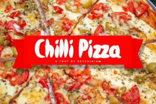 Chilli Pizza: A Spicy Twist on Typography for Bold Designs