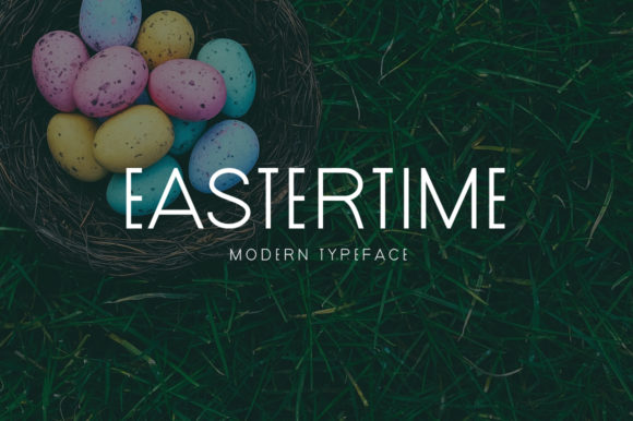 Discover the Charm of Eastertime: A Versatile Display Font for Creative Projects