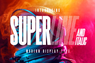 Discover the Power of SuperLine: A Modern Display Font for Stunning Designs
