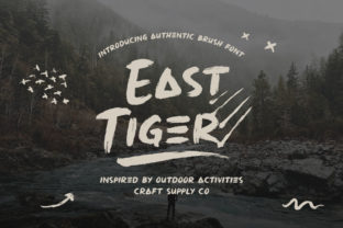 East Tiger: A Font That Captures the Spirit of Organic Lettering