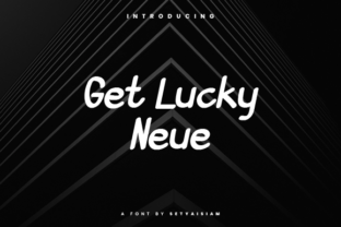 Get Lucky Neue: A Bold Display Font for Standout Design