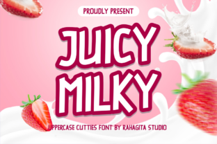 Juicy Milky: A Versatile Display Font for Creative Projects