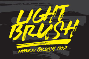 Lightbrush: A Display Font with Organic Charm for Design Projects