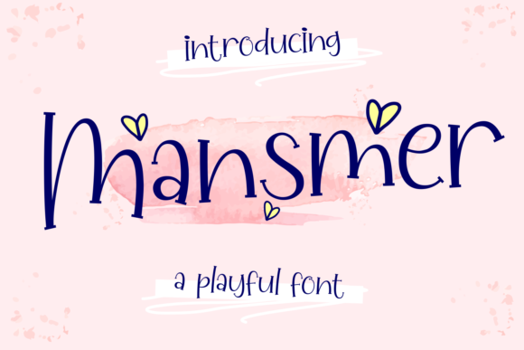 Mansmer: A Playful Font for Professional and Creative Workflows