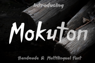 Mokuton: A Unique Display Font for Creative Design