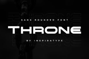 Throne Font: A Futuristic Display Font for Modern Design